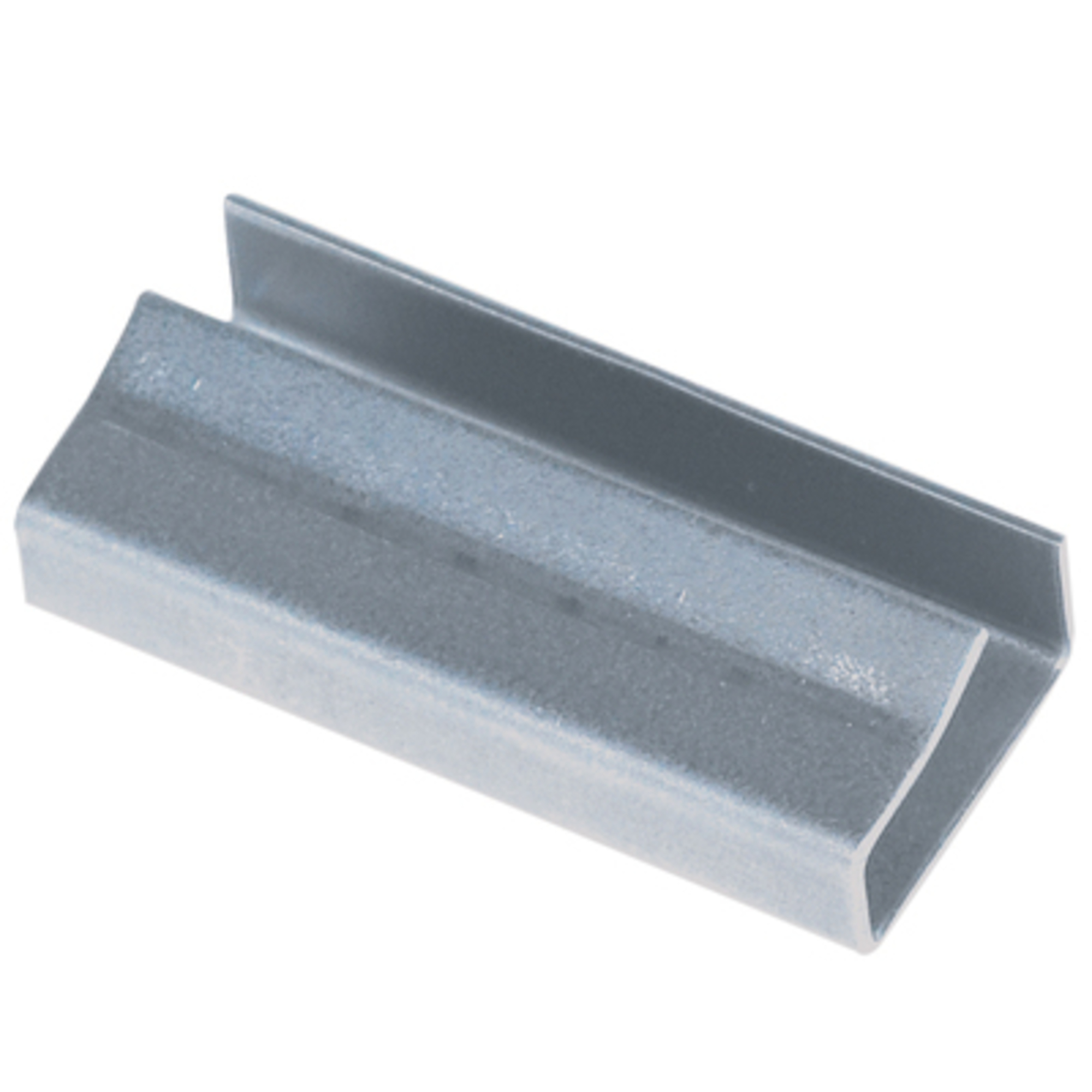 Stock Packaging Open/Snap On Metal PS Seals — 1/2in. Width, Steel, 2500 Pcs, Model# PS12SEAL